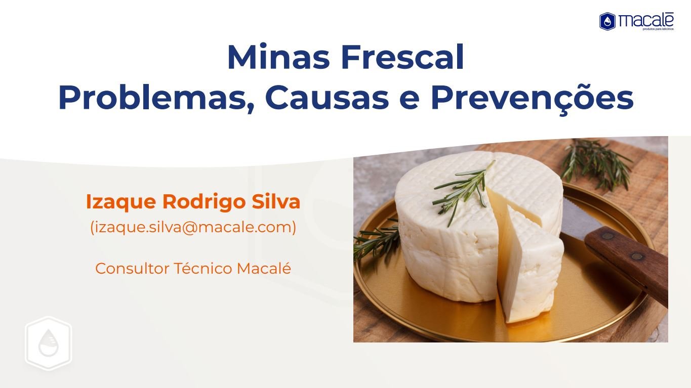 3º Webinar – Minas Frescal: Problemas, Causas e Prevenções